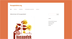 Desktop Screenshot of husapoteket.org