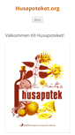 Mobile Screenshot of husapoteket.org