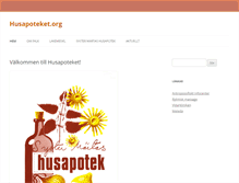 Tablet Screenshot of husapoteket.org
